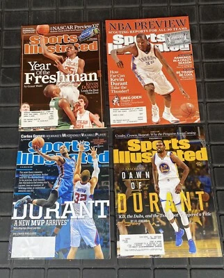 KEVIN DURANT - SPORTS ILLUSTRATED - REVISTA - Lote de 4 - 2007-2017 Foto 1 de 4
