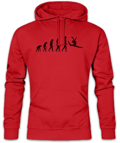 Felpa con cappuccio Ginnastica Evoluzione Human Coach Allenatore Sport Divertimento Yoga
