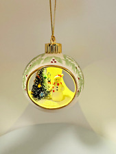 Lenox Lit Snowman Ornament Globe Christmas Tree Decoration New Open Box