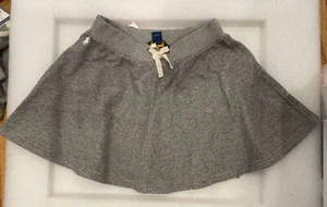 POLO Ralph Lauren Girls Wool Blend Pleated Skirt Gray Logo Size M (8-10) #24 - Picture 1 of 4