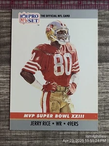 1990 NFL Pro Set MVP Lot of 11 - Jerry Rice, Franco Harris, Marcus Allen - Bild 1 von 20