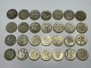28 Old Round One Pound Coins | 28 x £1 Coin | ONE POUND COIN - Picture 1 of 8