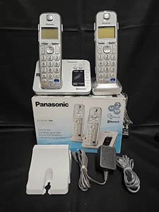 Panasonic KX-TGE262S Link2Cell Bluetooth Enabled Answering Machine 2 Handsets - Picture 1 of 1