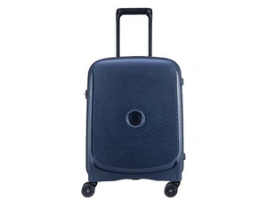 DELSEY VALIGIA TROLLEY CABINA 4 RUOTE 55 CM 00386180302 BELMONT PLUS BLU - Imagen 1 de 7