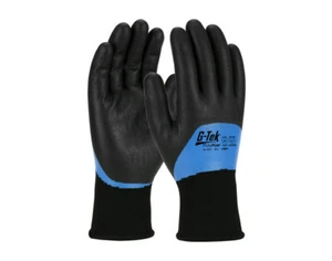 PIP 41-1417/L Black L G-Tek PolyKor, 15G w/ Acrylic Liner Double Dip (6 Pack) - Picture 1 of 1