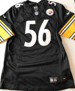NWT-NIKE-PITTSBURGH STEELERS LAMARR WOODLEY MENS SEWN Jersey S  (AUTHENTIC) 