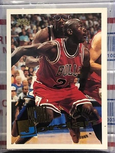 1996 TOPPS MICHAEL JORDAN, #277, CAPRA, CORTE - Foto 1 di 2
