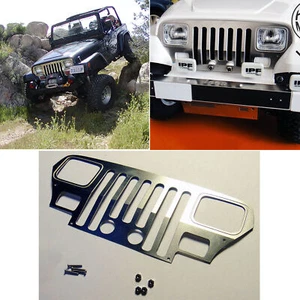 Metal Front Grille Body Accessories for Tamiya CC01 Wrangler 1:10 RC Car Crawler - Picture 1 of 6