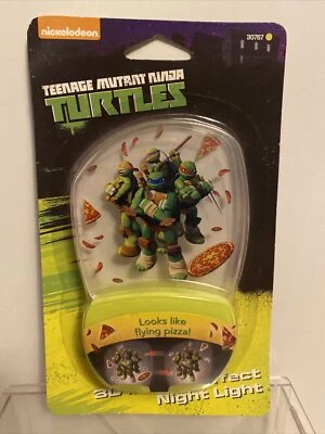 Teenage Mutant Ninja Turtles 3D Motion Effect Pizza Night Light 2015 Original Pk - Image 1 of 3