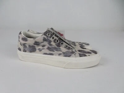 Vans Womens 5 Shoes Old Skool Leopard Print Beige Sk8 Low Sneaker Casual - Image 1 of 4