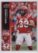 2022 Upper Deck CFL Exclusives /100 Rene Paredes #159