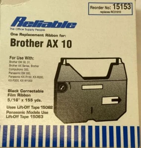 Neue korrigierbare Film Farbbänder für Brother AX 10 EM 30 EM31 EM 300 15062 - Bild 1 von 1
