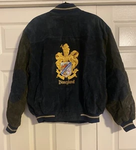 Disneyland Mr. Toad's Wild Ride Letterman Event Jacket Suede Leather LE 1999 XL - Picture 1 of 20