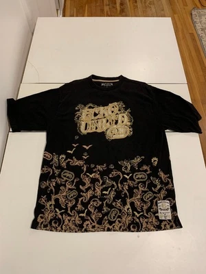 Ecko Unltd Shirt 2XL Black Gold Y2K Grunge Skater Streetwear Hip Hop 1972 Cyber - Image 1 of 4