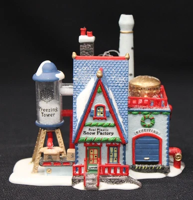 DEPT 56 Adorno Iluminado de Fábrica de Nieve de Plástico Real #56.98781, 4" de Alto SIN PROBAR Foto 1 de 4