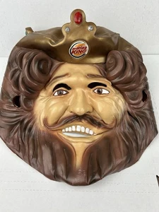 Rubie Rubber Halloween Burger King Crown Mask 2007 Officially Licensed - Picture 1 of 16