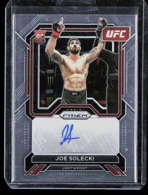 2023 Panini Prizm UFC #SA-JSL Joe Solecki Superstar Autographs - Image 1 of 2