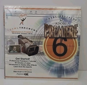 Total Training For Adobe Premiere 6 Macintosh & Windows CD NEW - Picture 1 of 2