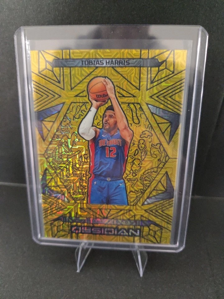 Mojo fundido grabado eléctrico Obsidian Tobias Harris 2024-25 #08/10 pistones Foto 1 de 3