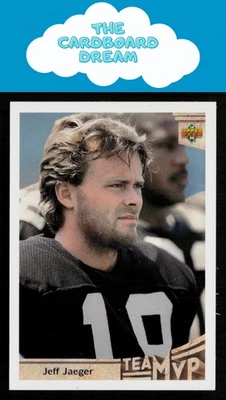 Jeff Jaeger 1992 Upper Deck Team MVP #372 Los Angeles Raiders - Image 1 of 2