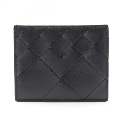 BOTTEGA VENETA Intrecciato Card Case 778031V3R538803 leather Black NEW mens BV - Image 1 of 4