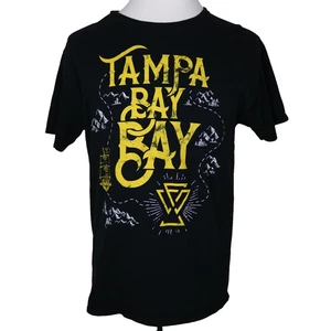 WWE WrestleMania 36 Shirt * Large L * VG * Adam Cole Wrestling Black Yellow * VG - Picture 1 of 11