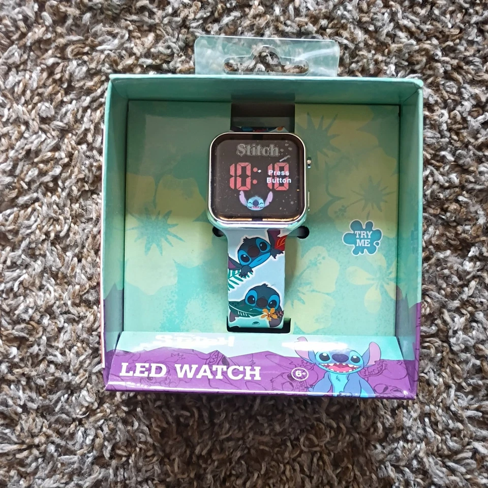 Relógio de LED Disney Lilo e Stitch - Imagem 1 de 1
