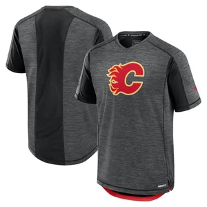 Hombre Fanatics Brezo Carbón Calgary Flames Auténtico Pro Pista Rendimiento - Imagen 1 de 3