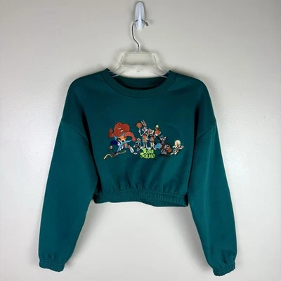 Suéter cropped bordado Space Jam Looney Tunes Forever 21 feminino tamanho P - Imagem 1 de 4