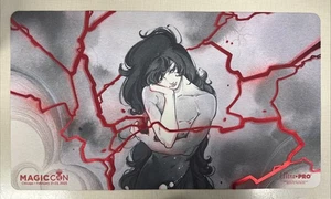 Ultra Pro MagicCon 2025⚡️ FOIL Lightning Bolt Playmat by Peach Momoko - Picture 1 of 2