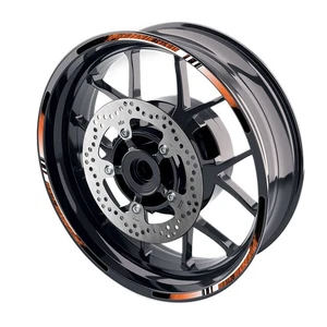 For Yamaha FJR1300 15 16 17 18 19 20 17 inch Wheel Sticker Orange SHADE - Picture 1 of 12