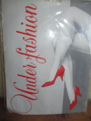 Under Fashion Straps- Srümpfe, Halterlose Feinstrümpfe Gr II Farbe weiß - Bild 1 von 2