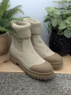Nuevas botas Chelsea Sam Edelman de punto de acero para mujer talla 9 cálidas cómodas invierno Foto 1 de 4