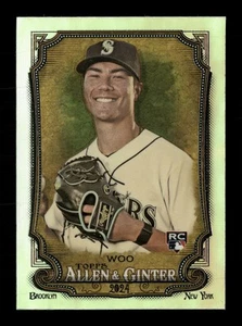 2024 Topps Allen & Ginter #78 Bryan Woo Chrome Refractors RC - Foto 1 di 2