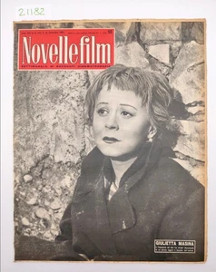Novelle film e numero 352 18 settembre 1954 Giulietta Masina - Imagen 1 de 3
