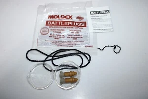 NUEVOS tapones para oídos de tiro Moldex 6497 BattlePlugs - ¡Pequeños y rápidos envío gratuito! - Imagen 1 de 1