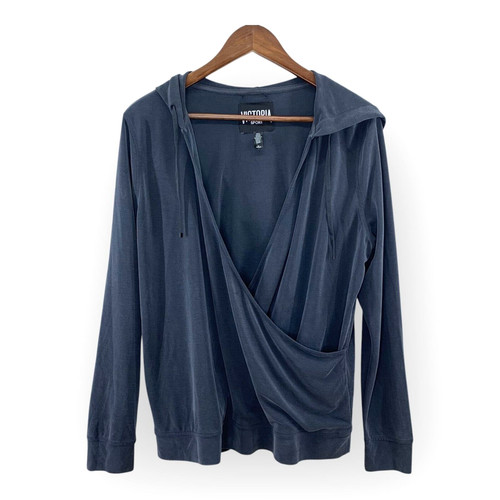 UNDERCOVER Felpa con cappuccio Victoria Sport donna taglia M grigia modal super morbida casual yoga attivo