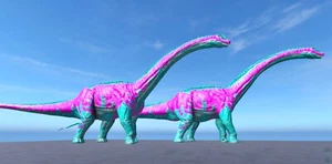 CC 23k 514m Bronto Pair Ark Survival Ascended PVE ASA Cotton Candy - Picture 1 of 3