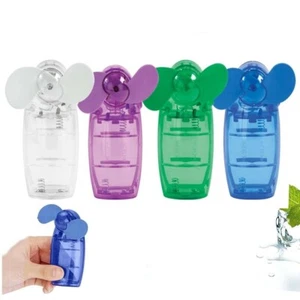 Pocket Mini Fan Portable Soft Blade Cool Air Hand-held Battery Travel Cooler - Picture 1 of 13