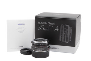 Mint Voigtlander Nokton Classic 35mm f1.4 II Lens (Leica M) with Box #43719