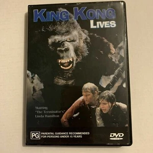 King Kong Lives (DVD, 1986) Brian Kerwin, Linda Hamilton, John Ashton All Region - Picture 1 of 3