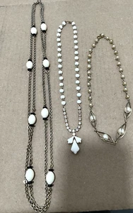 3 collares de cuentas vintage - Imagen 1 de 15