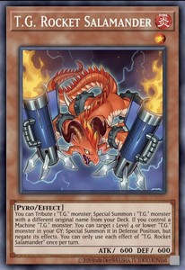 AGOV-EN003 T.G. Rocket Salamander Secret Rare 1st Ed YuGiOh 