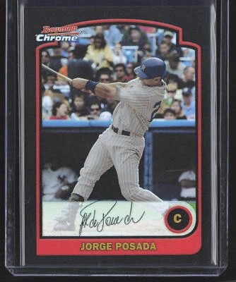 2003 Bowman Chrome Jorge Posada Silver Refractor #10 - Image 1 of 2