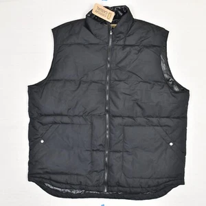 NEW The Foundry Men's Puffer Vest Full Zip Polyester Black Size 3XLT Insulated - Picture 1 of 8
