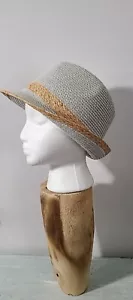 CAPPELLO FEDORA DPC CARTA/RAFFIA TAGLIA UNICA - Foto 1 di 7