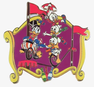 Prendedor grande de Mickey's Big Top Pack & Nephews Donald Duck & Nephews de Disney Auctions PP42799 2005 LE100 - Imagen 1 de 3
