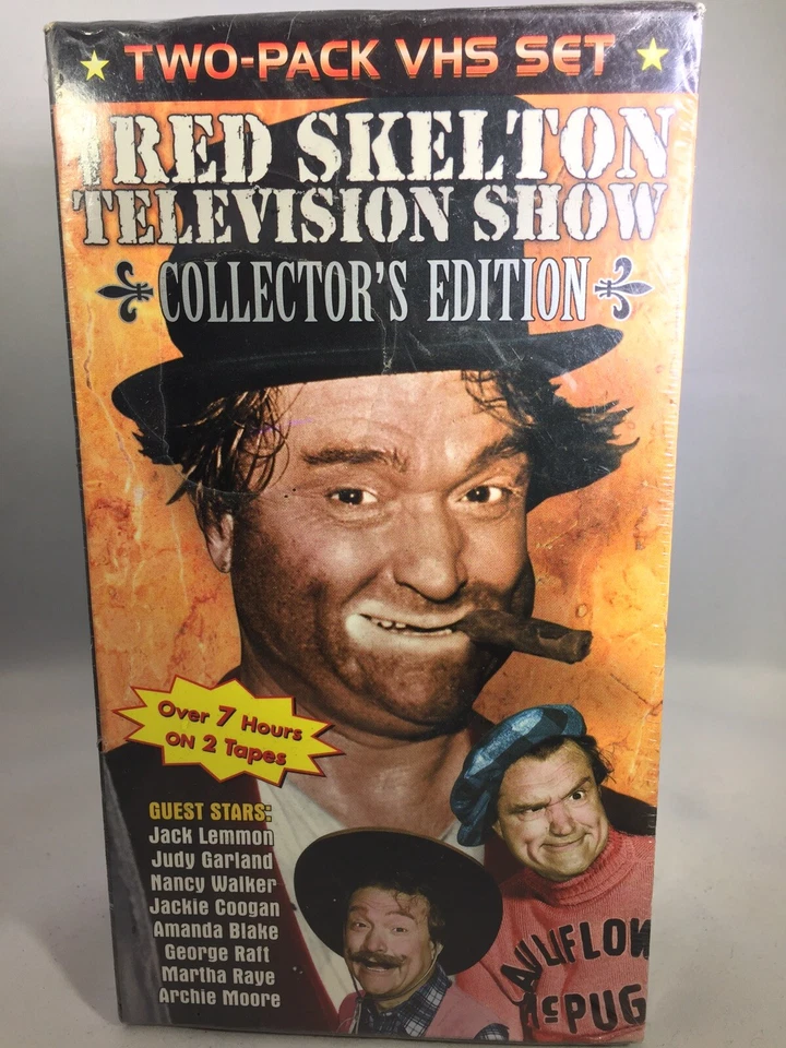 Collectors Edition The Red Skelton TV Show VHS Set 7 HRS Comedy 2004