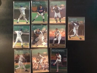 Fleer Metal Emerald 2000 lote (10) Sheffield, Posada, Thome, ¡más!  Ver fotos Foto 1 de 4