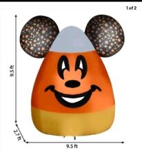 Disney Halloween Mickey Mouse Candy Corn 9.5 FT Inflatable Light Up New 2023